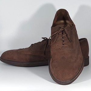 Rockport Suede Wingtips Sz 10.5 NWOT